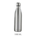 Stainless Steel Water Bottle 1 Liter Free Shipping Items, Drink Bottle for Sport Travel Cups,  500 750 1000ml Water Bottles