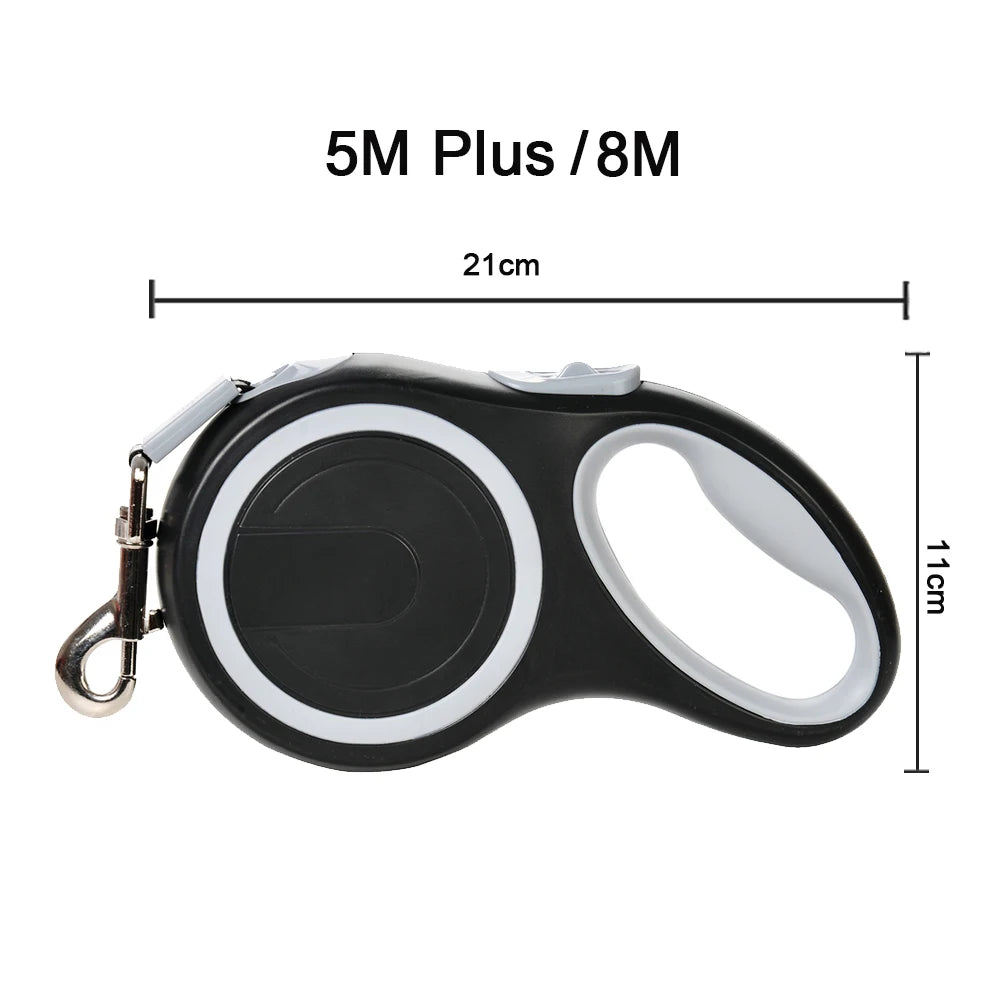 Heavy-Duty Retractable Dog Leash for Large Dogs (5m & 8m)